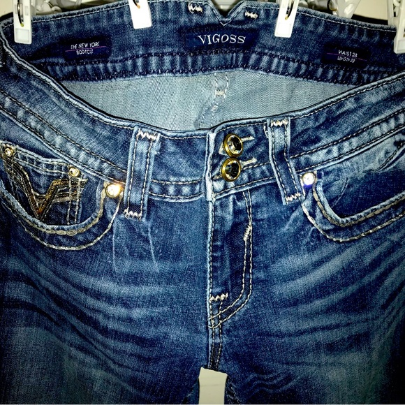 Vigoss - The New York / Boot Cut Style Size 28 Waist 33 Length - Picture 12 of 13